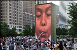 Chicago - Crown Fountain - Millenium Park